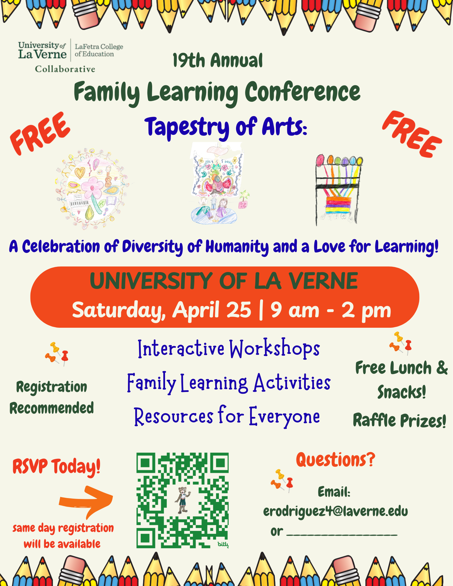 Family Learning Conference Flyer